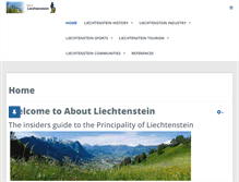 Tablet Screenshot of about-liechtenstein.co.uk